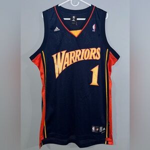 Golden State Warriors adidas Authentics Throwback NBA Jersey Men’s XL LENGTH + 2
